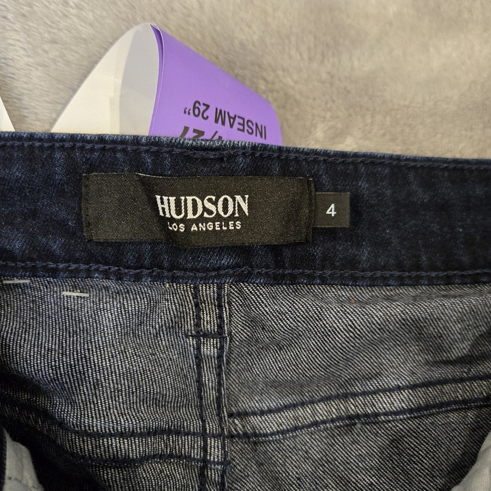 Hudson Women’s Mid Rise Straight Jean - size 27 Inseam 29" - Picture 6 of 7